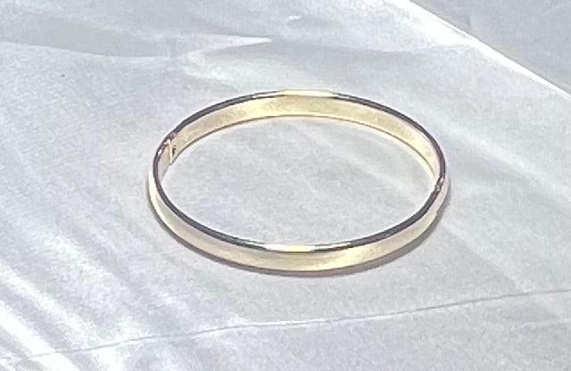 Pulsera Esclava Lisa Oro Laminado XP 14K | Elegancia Clásica