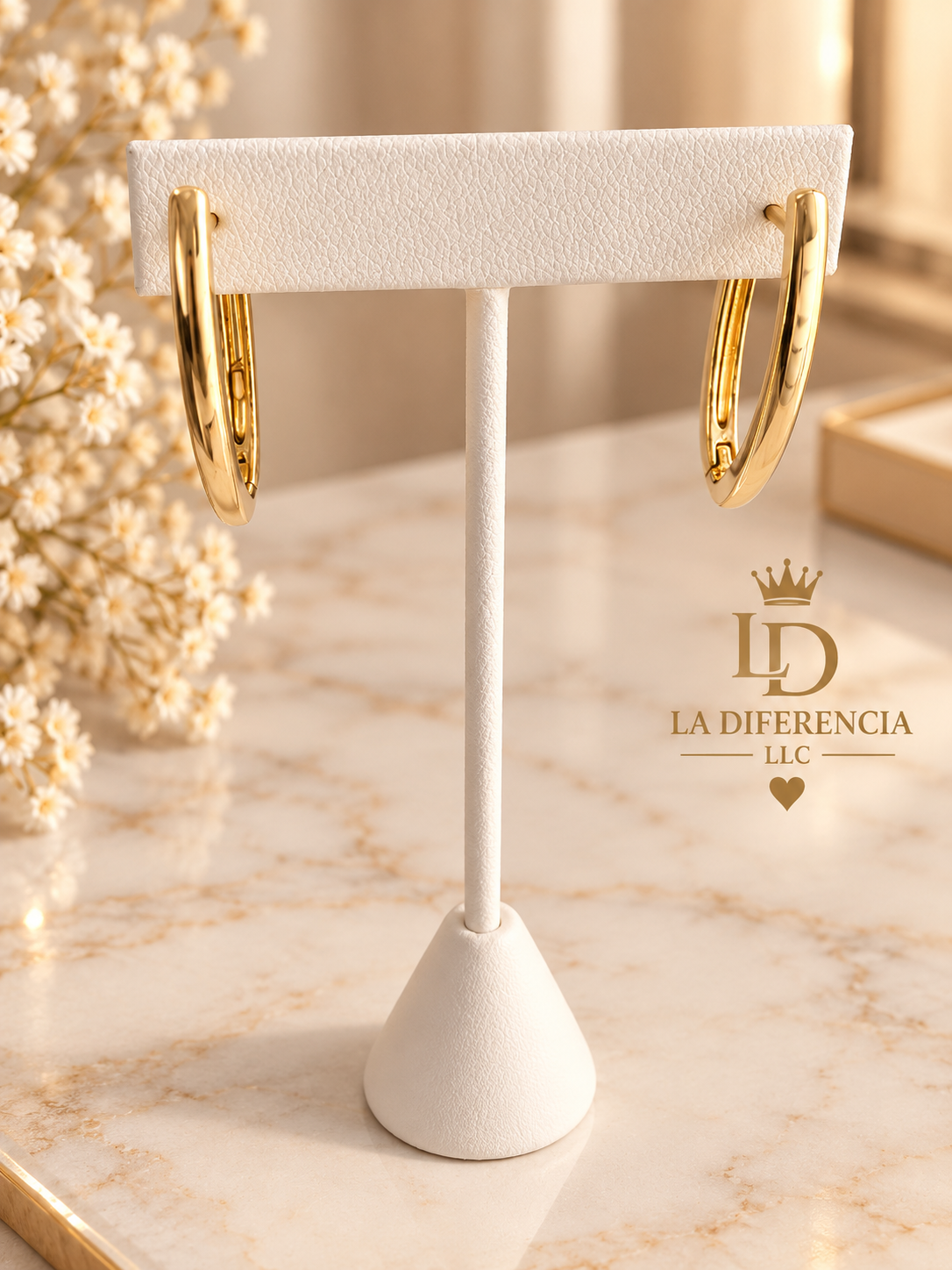 Aretes Geométricos Dorados – Oro Laminado XP 14K